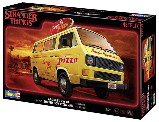Stranger Things Modellbausatz 1/25 VW T3 Bus Surfer Boy 19 cm Image 2