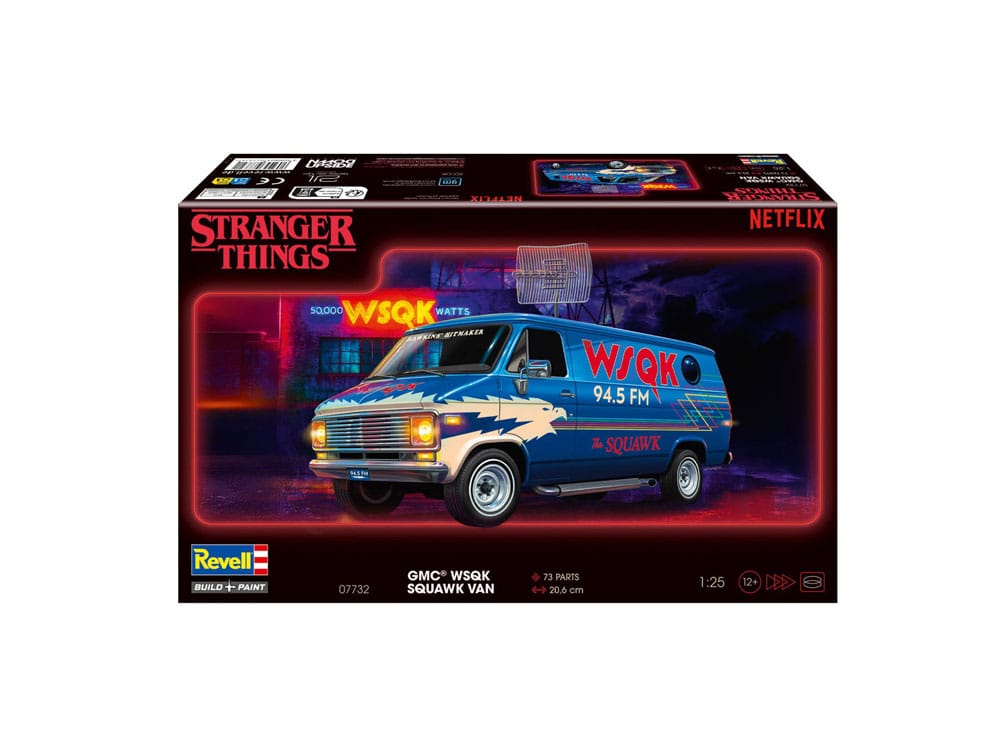 Stranger Things Modellbausatz 1/25 Squawk Van 21 cm Image 9