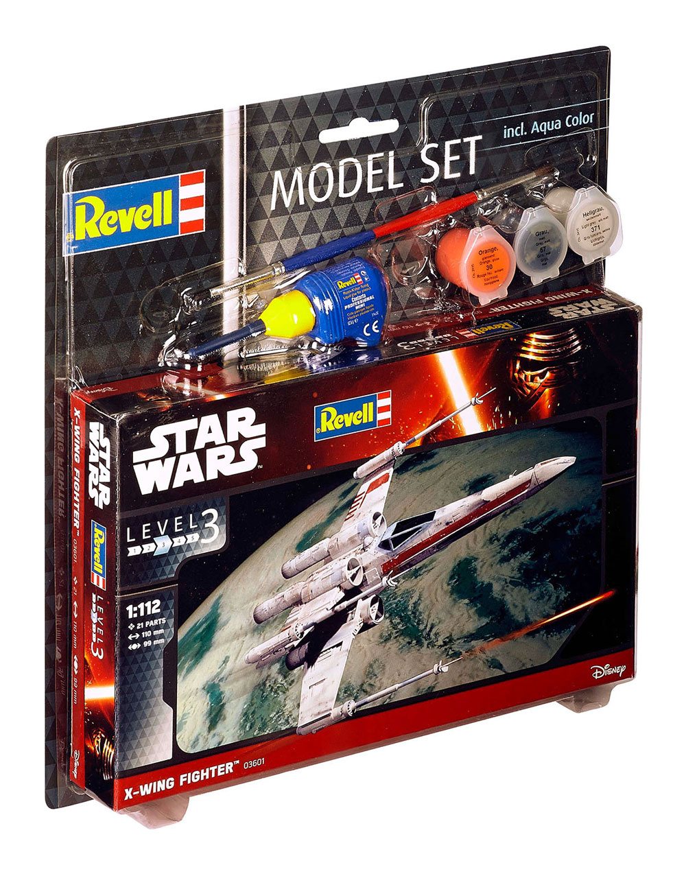 Star Wars Modellbausatz 1/112 Model Set X-Wing Fighter 11 cm Image 3