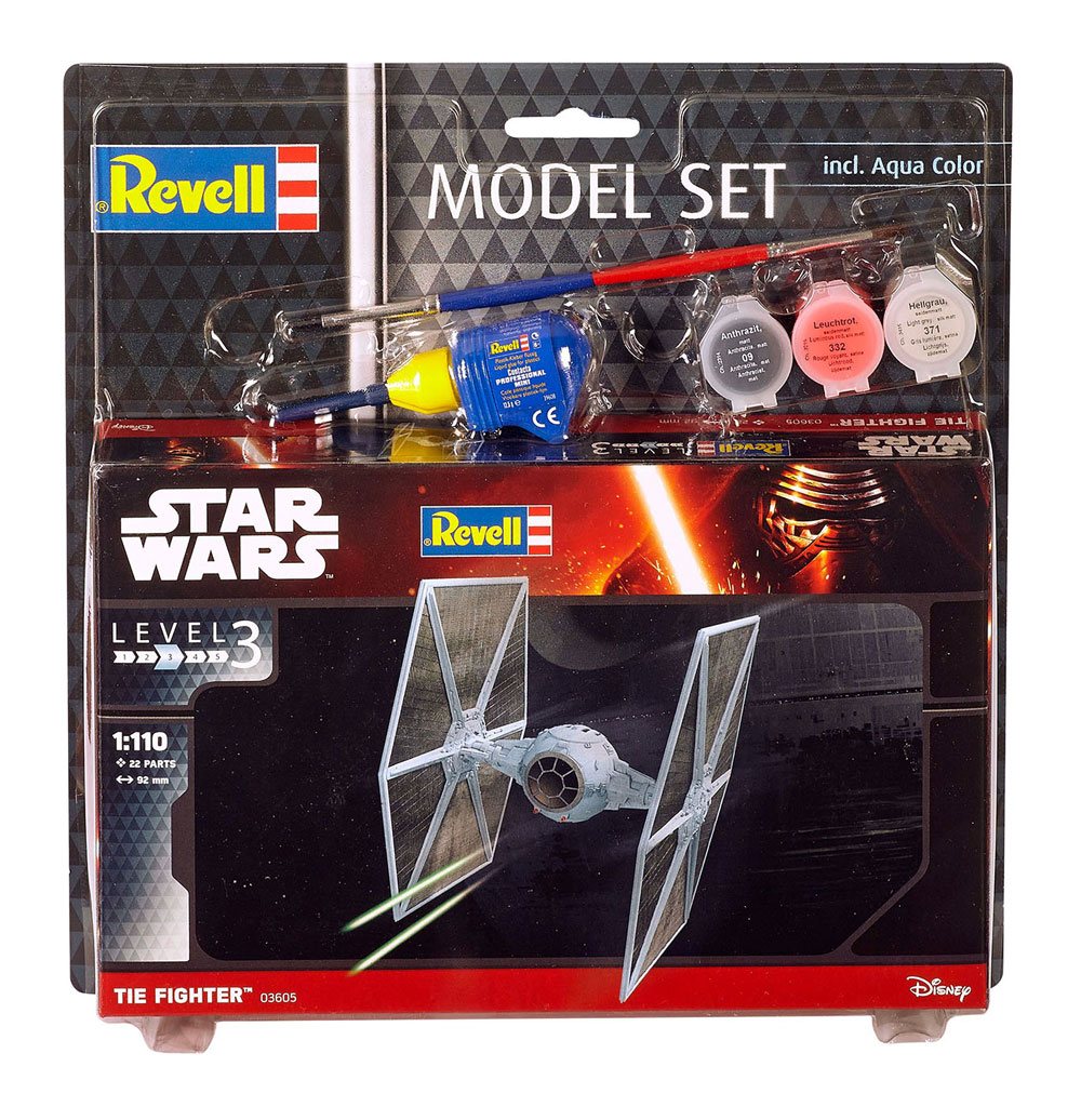 Star Wars Modellbausatz 1/110 Model Set TIE Fighter 9 cm Image 2