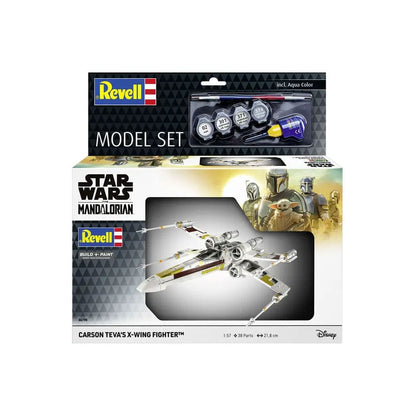 Star Wars Modellbausatz mit Basiszubehör 1/57 Carson Teva's X-Wing Fighter 22 cm Image 3