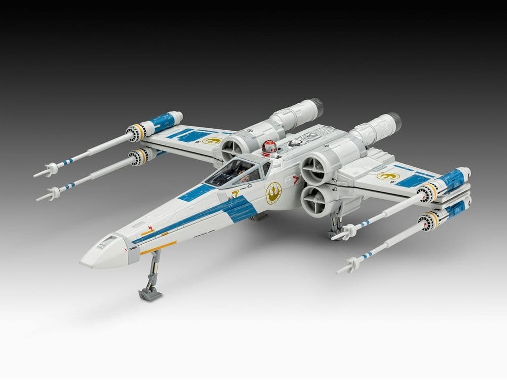 Star Wars The Mandalorian and Grogu Revell Model Set Modellbausatz 1/57 New Republic X-Wing Fighter 22 cm Image