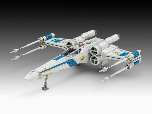 Star Wars The Mandalorian and Grogu Revell Model Set Modellbausatz 1/57 New Republic X-Wing Fighter 22 cm Image