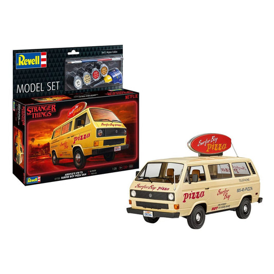 Stranger Things Modellbausatz-Set 1/25 VW T3 Bus Surfer Boy (Aqua Color) 19 cm Image 2