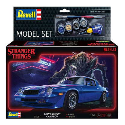Stranger Things Modellbausatz-Set 1/25 Chevy Camaro Z/28 (Aqua Color) 19 cm Image 4