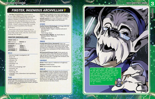 Power Rangers RPG Buch Finster's Monster-Matic Cookbook Sourcebook *Englische Version* Image 2