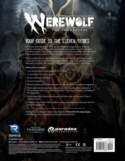 Werewolf: The Apocalypse 5th Edition RPG Buch Tribes of Gaia *Englische Version* Image 2