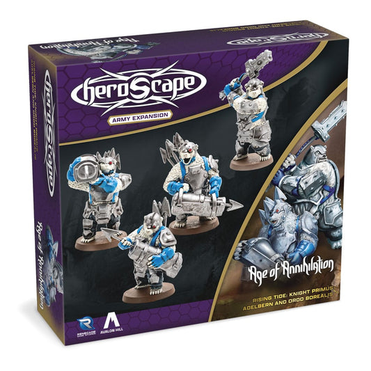 Heroscape Erweiterung Rising Tide - Knight Primus Adelbern & Ordo Borealis Army *Englische Version* Image