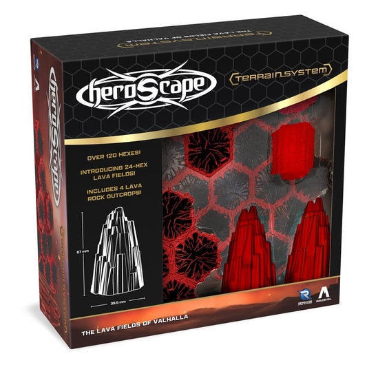 Heroscape Terrain-Erweiterung The Lava Fields of Valhalla *Englische Version* Image 1