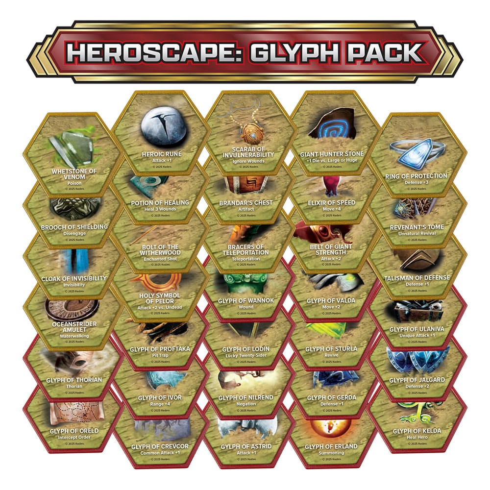 Heroscape Erweiterung Glyph Pack *Englische Version* Image 2