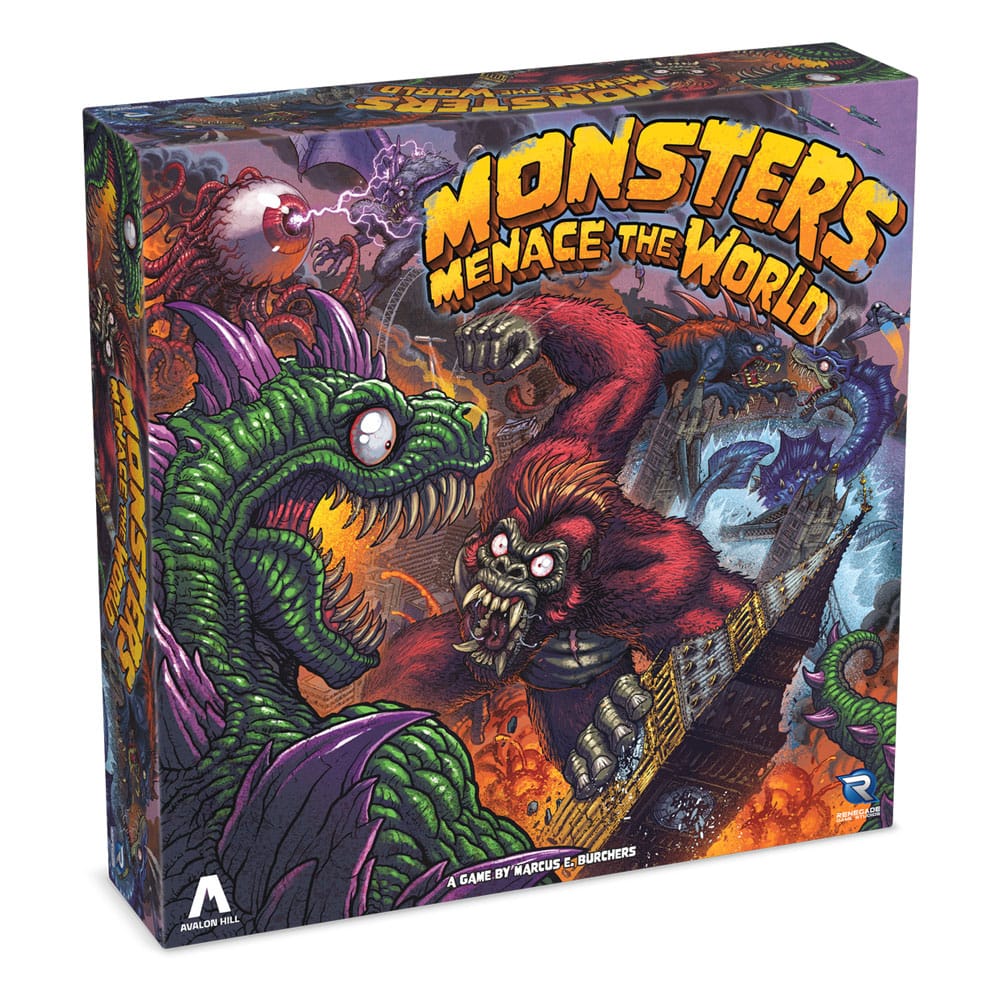 Avalon Hill Brettspiel Monsters Menace The World *Englische Version* Image