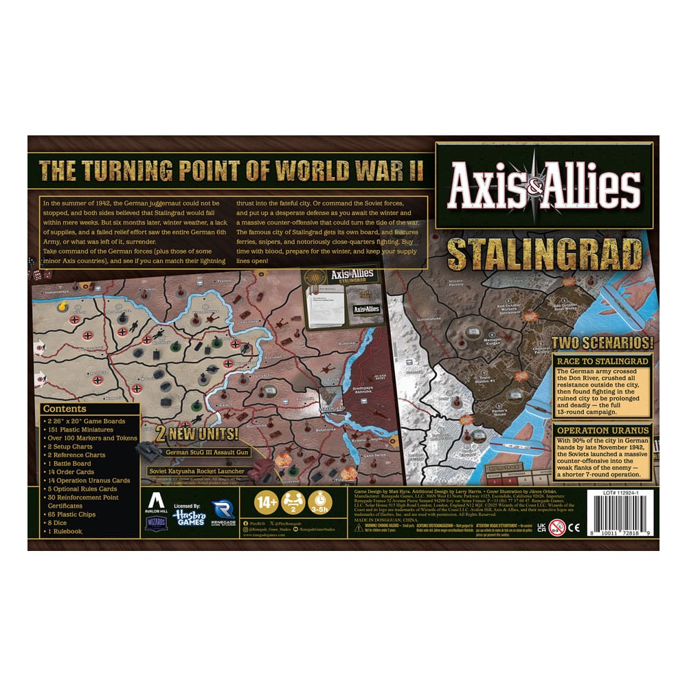 Axis & Allies Brettspiel Stalingrad *Englische Version* Image 2