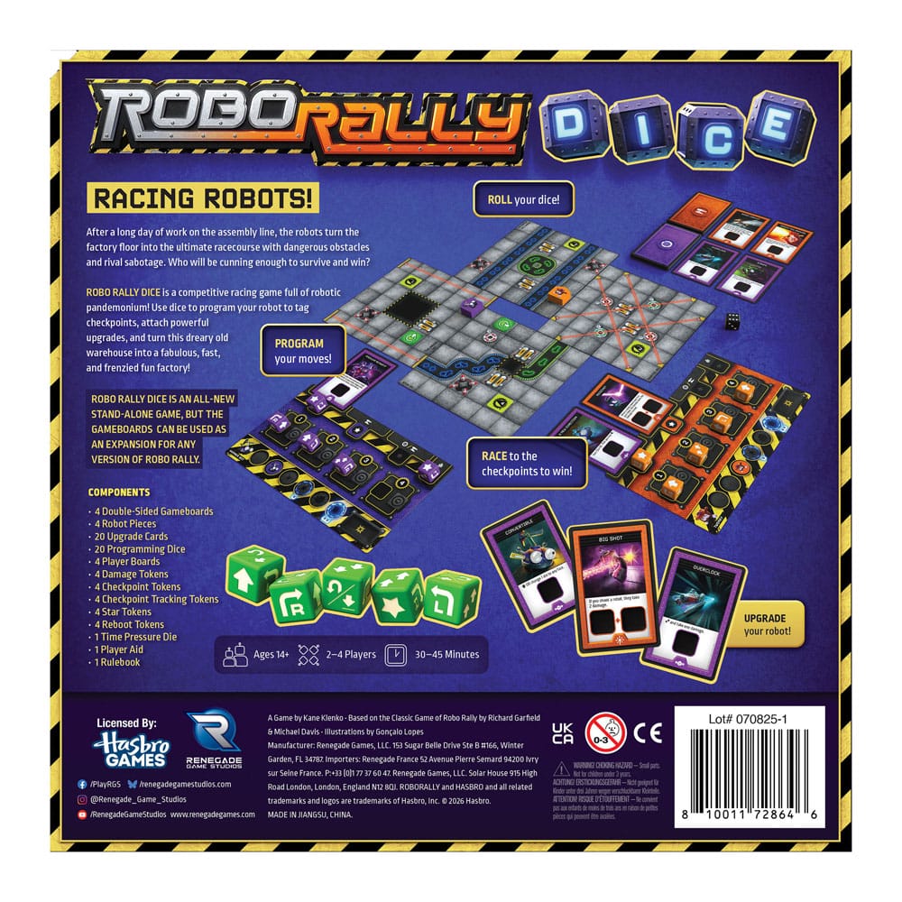 Robo Rally Würfelspiel Robo Rally Dice *Englische Version* Image 2