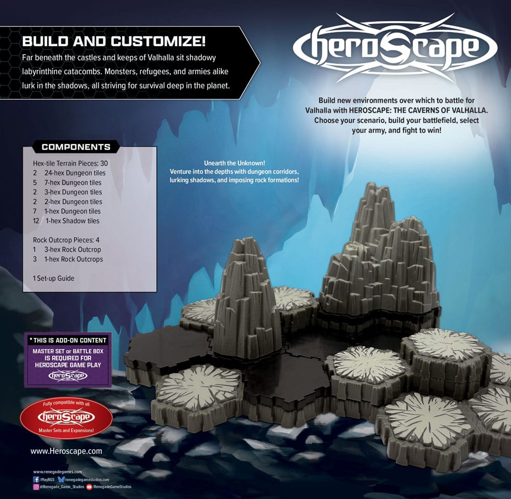 Heroscape Terrain-Erweiterung The Caverns of Valhalla *Englische Version* Image 2