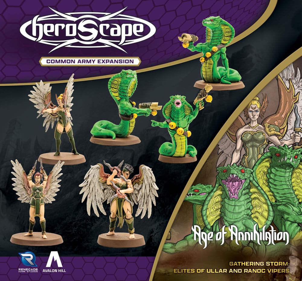 Heroscape Armeeerweiterung Age of Annihilation Elites of Ullar & Ranoc Vipers (Common) *Englische Version* Image 3