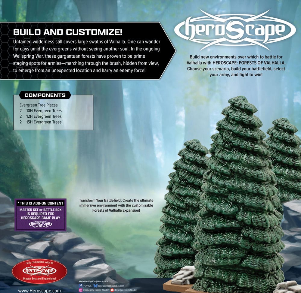 Heroscape Terrain-Erweiterung Forests of Valhalla *Englische Version* Image 3