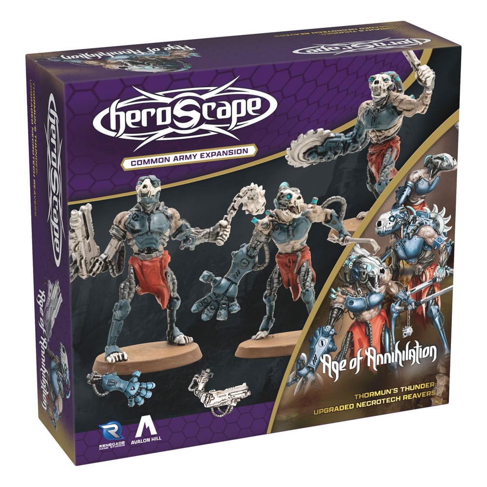 Heroscape Armeeerweiterung Age of Annihilation Upgraded Necrotech Reavers (Common) *Englische Version* Image 1