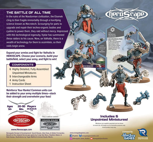 Heroscape Armeeerweiterung Age of Annihilation Upgraded Necrotech Reavers (Common) *Englische Version* Image 2