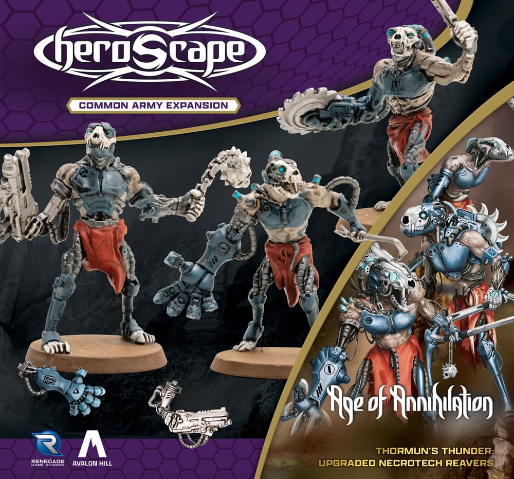 Heroscape Armeeerweiterung Age of Annihilation Upgraded Necrotech Reavers (Common) *Englische Version* Image 3