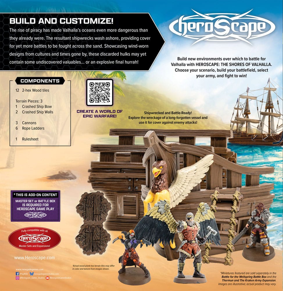 Heroscape Terrain-Erweiterung Shores of Valhalla *Englische Version* Image 3