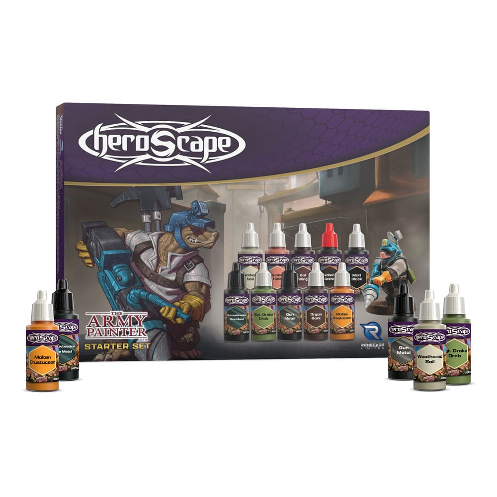 Heroscape Paint Farben-Set zum Bemalen von Miniaturen Army Painter Starter Set Image