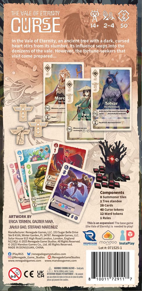 The Vale of Eternity Kartenspiel Expansion Curse  *Englische Version* Image 2