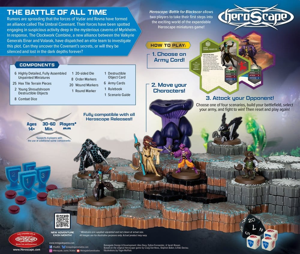 Heroscape Brettspiel Battle for Blackscar Battle Box *Englische Version* Image 2