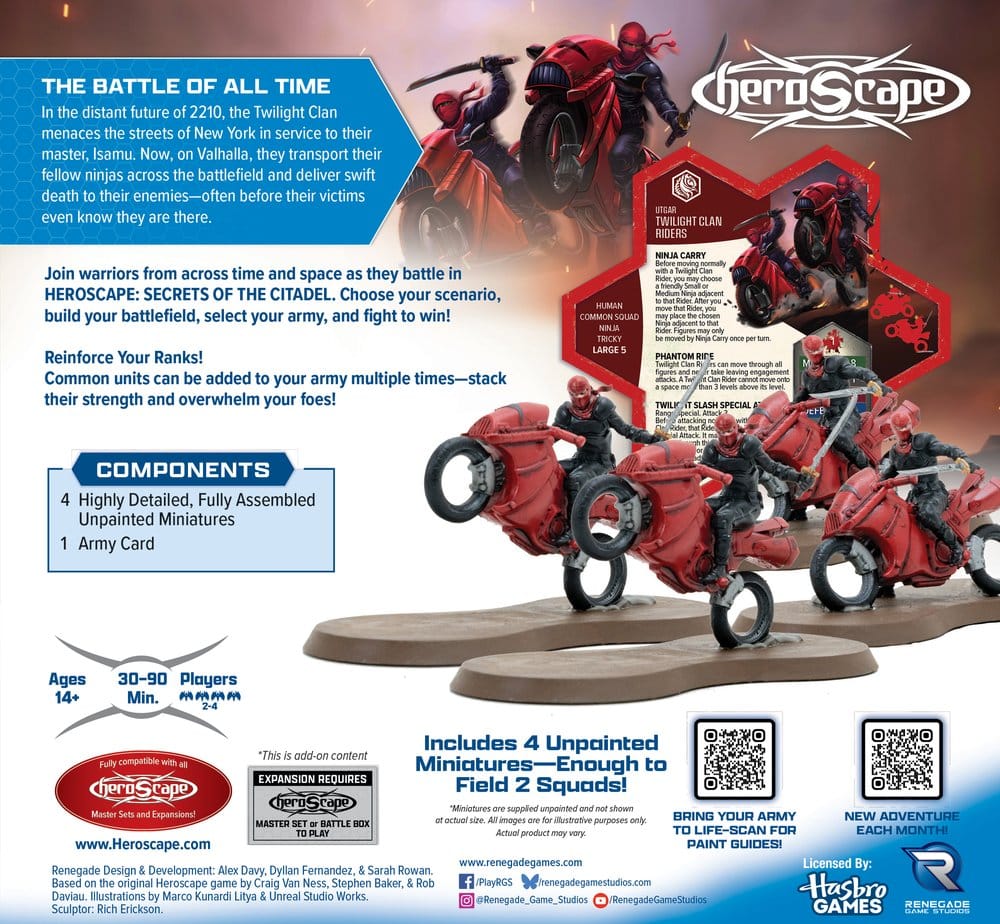 Heroscape Brettspiel Armee-Erweiterung Twilight Clan Riders *Englische Version* Image 2
