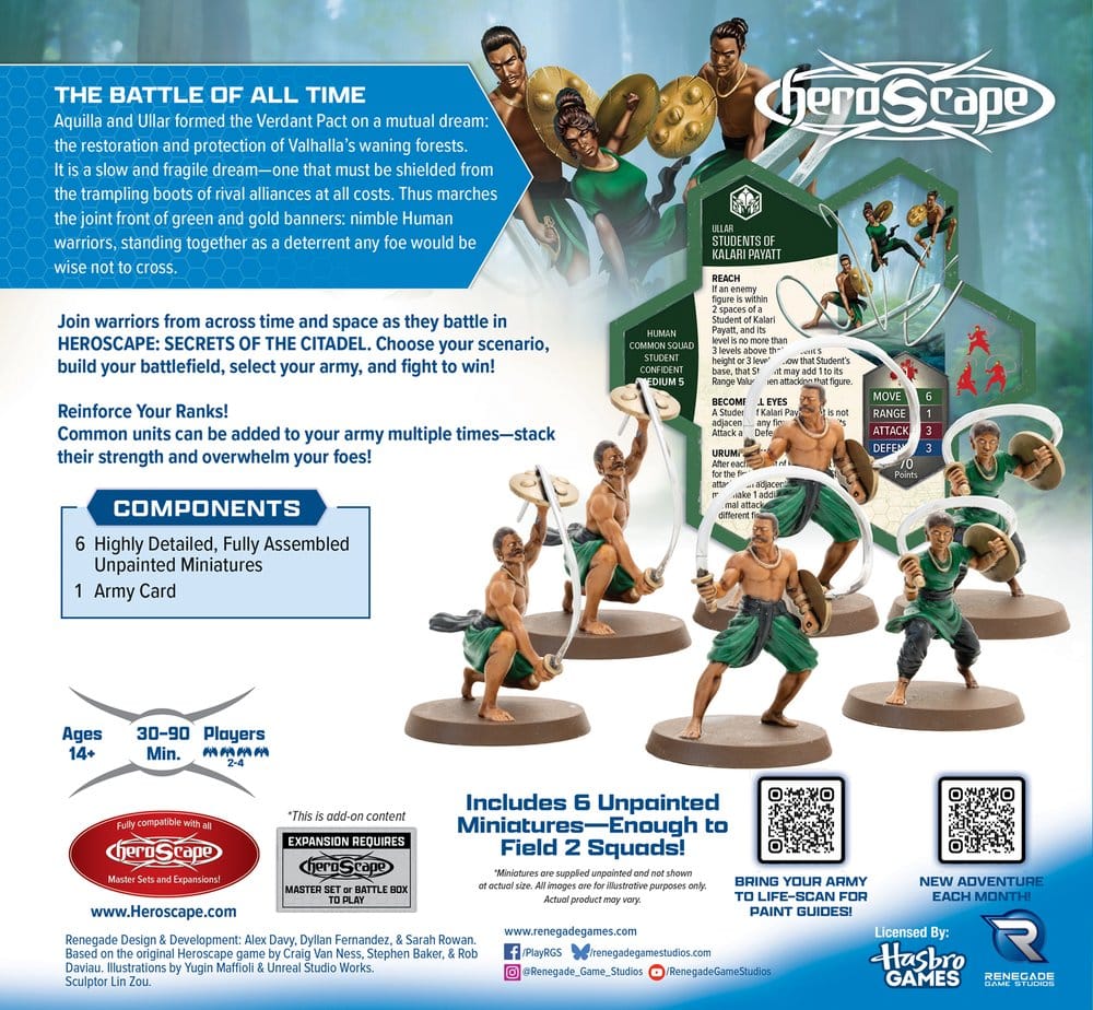 Heroscape Brettspiel Armee-Erweiterung Students of Kalari Pyatt *Englische Version* Image 2