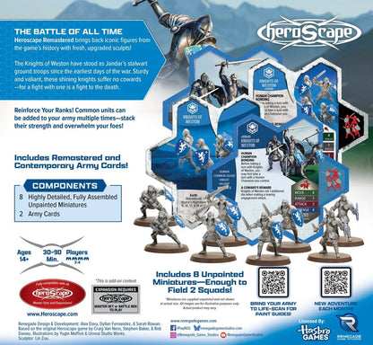 Heroscape Brettspiel Armee-Erweiterung Knights of Weston Remastered *Englische Version* Image 2