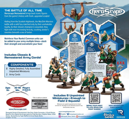 Heroscape Brettspiel Armee-Erweiterung MacDirk Warriors Remastered *Englische Version* Image 2