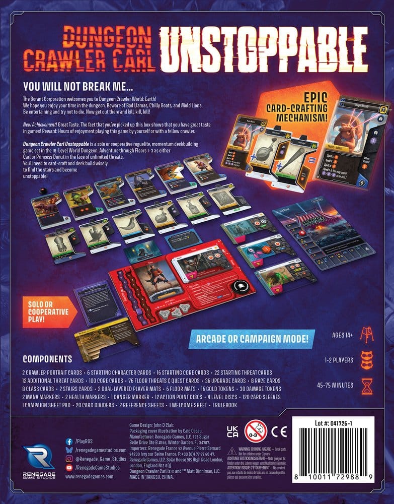 Dungeon Crawler Carl Brettspiel Unstoppable *Englische Version* Image 2