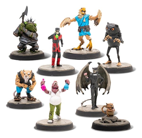 Dungeon Crawler Carl Miniaturen-Set 3 Mobs of Mordecai Image 3