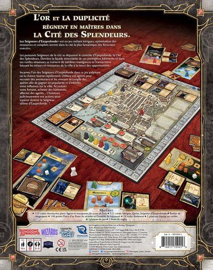 Dungeons & Dragons Brettspiel Lords of Waterdeep *Französische Version* Image 2
