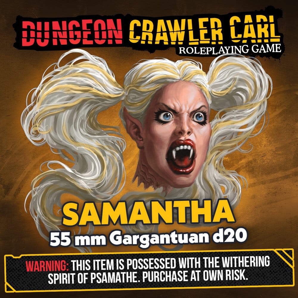 Dungeon Crawler Carl Würfel d20 Samantha 5,5 cm Image 1