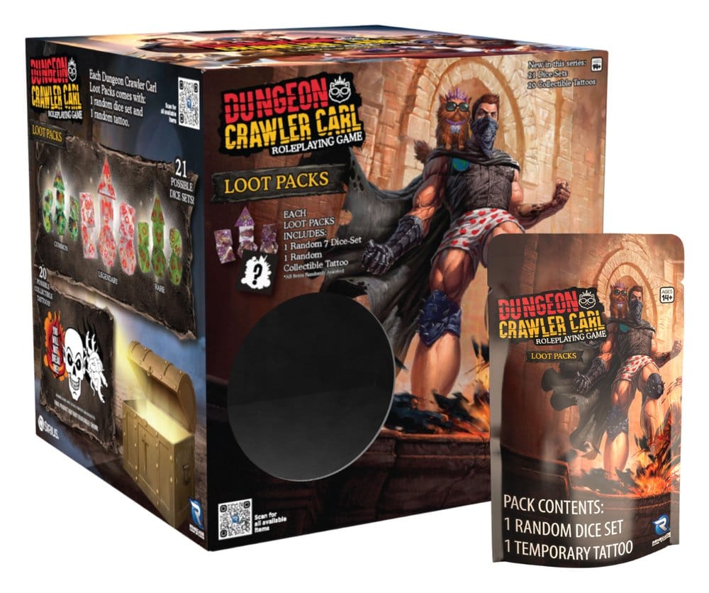 Dungeon Crawler Carl Würfel Blind Box Display (20) Image 1