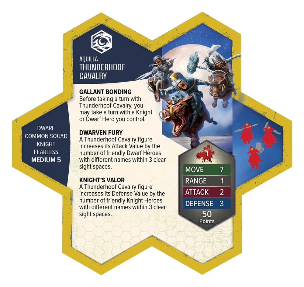 Heroscape Armeeerweiterung Thunderhoof Calvary Standard Edition *Englische Version* Image 3