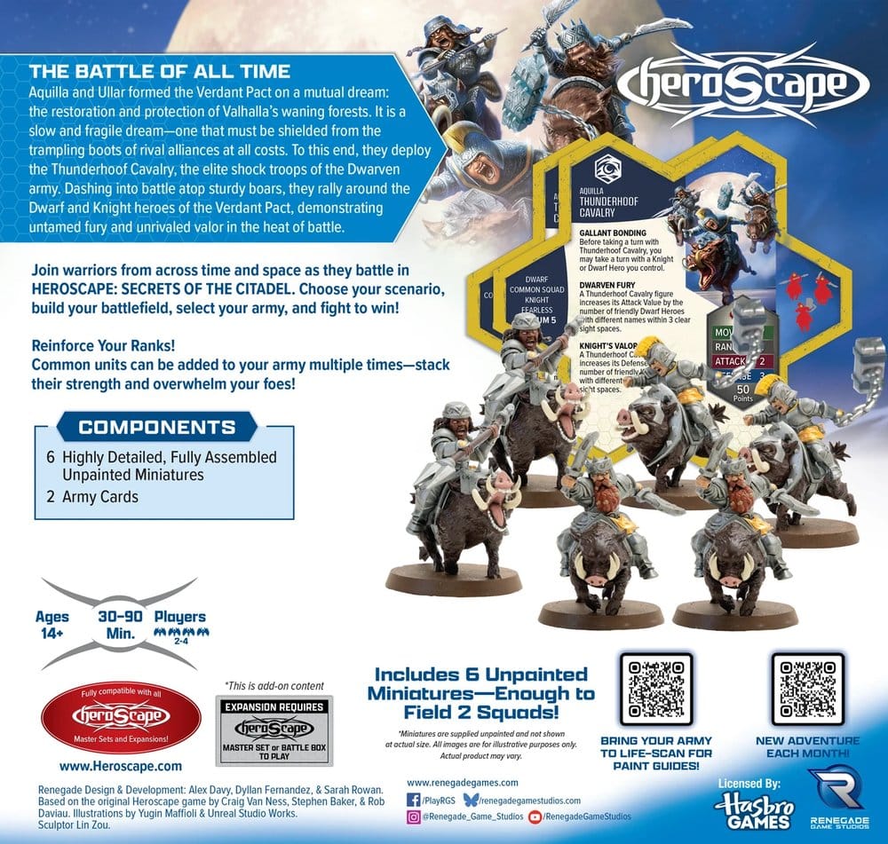 Heroscape Armeeerweiterung Thunderhoof Calvary Standard Edition *Englische Version* Image 4