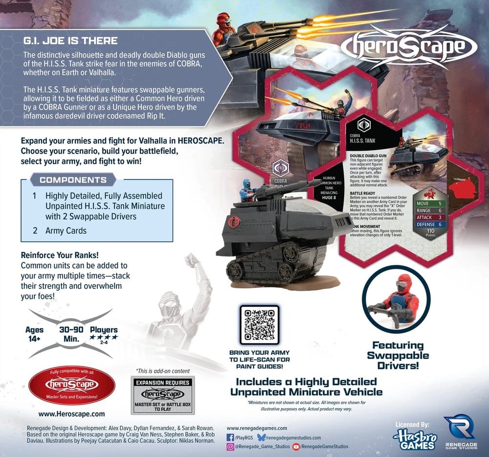 G.I. JOE Heroscape Armeeerweiterung H.I.S.S. Tank Standard Edition *Englische Version* Image 4