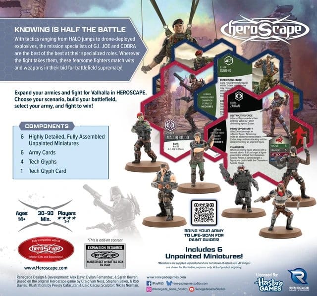 G.I. JOE Heroscape Armeeerweiterung Mission Specialists Standard Edition *Englische Version* Image 4