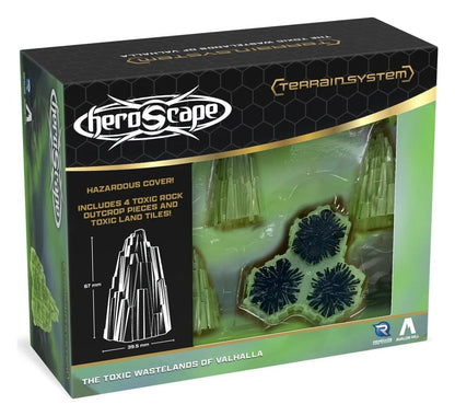 Heroscape Geländeerweiterung Toxic Wastelands of Valhalla *Englische Version* Image 1