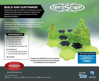 Heroscape Geländeerweiterung Toxic Wastelands of Valhalla *Englische Version* Image 2