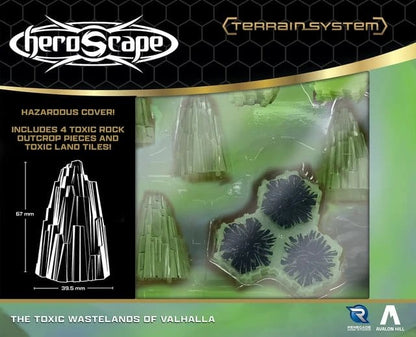 Heroscape Geländeerweiterung Toxic Wastelands of Valhalla *Englische Version* Image 3