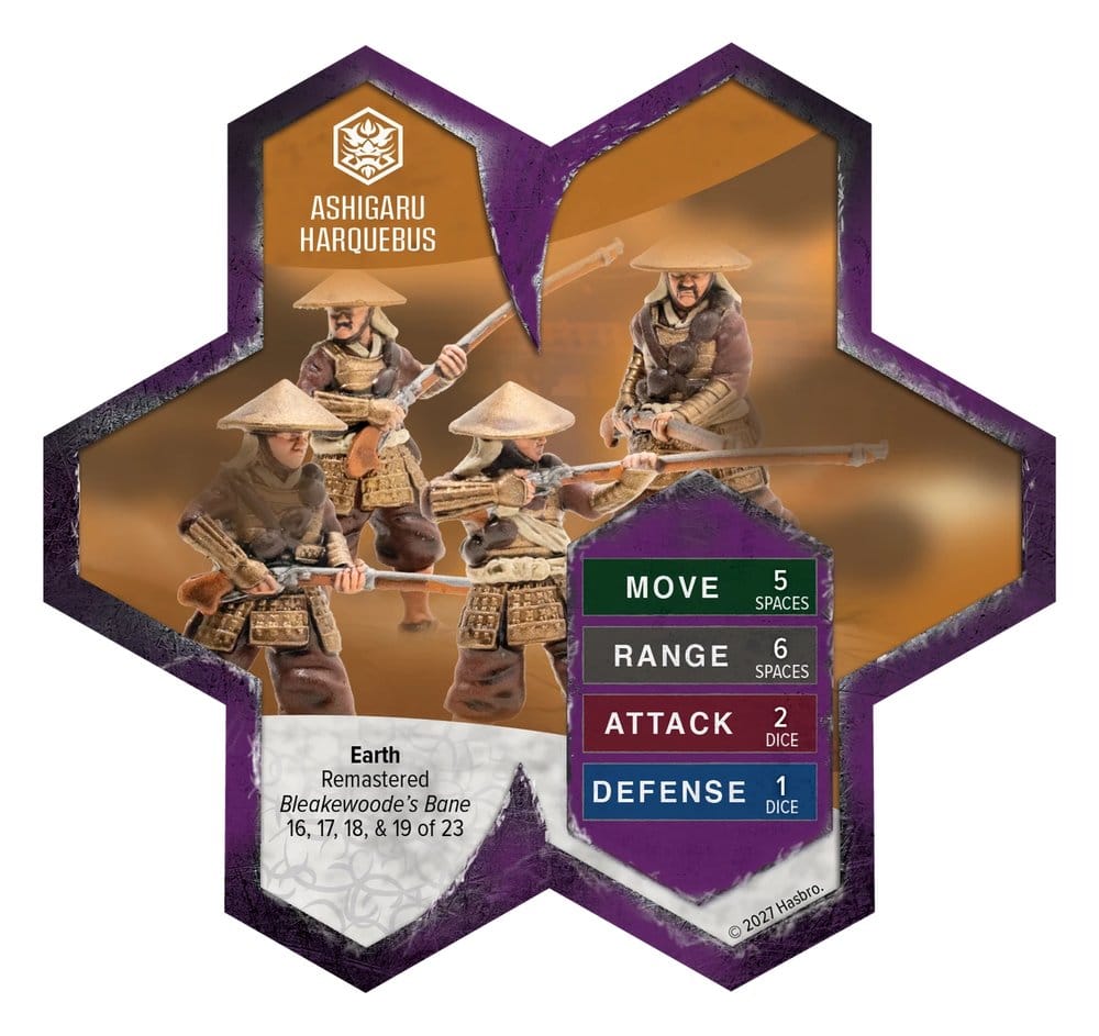 Heroscape Armeeerweiterung Ashigaru Harquebus Remastered – Standard Edition *Englische Version* Image 2