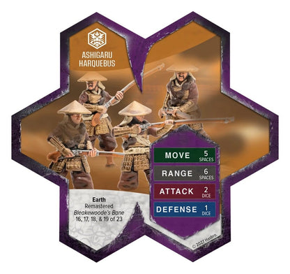Heroscape Armeeerweiterung Ashigaru Harquebus Remastered – Standard Edition *Englische Version* Image 2
