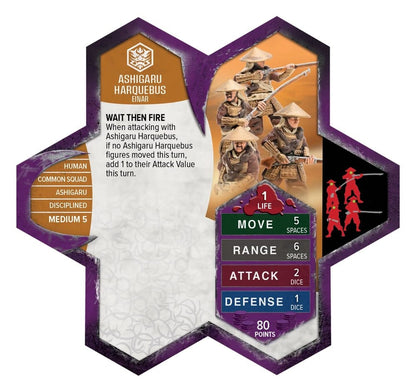 Heroscape Armeeerweiterung Ashigaru Harquebus Remastered – Standard Edition *Englische Version* Image 3