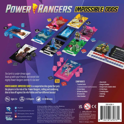 Power Rangers Würfelspiel Impossible Odds *Englische Version* Image 2