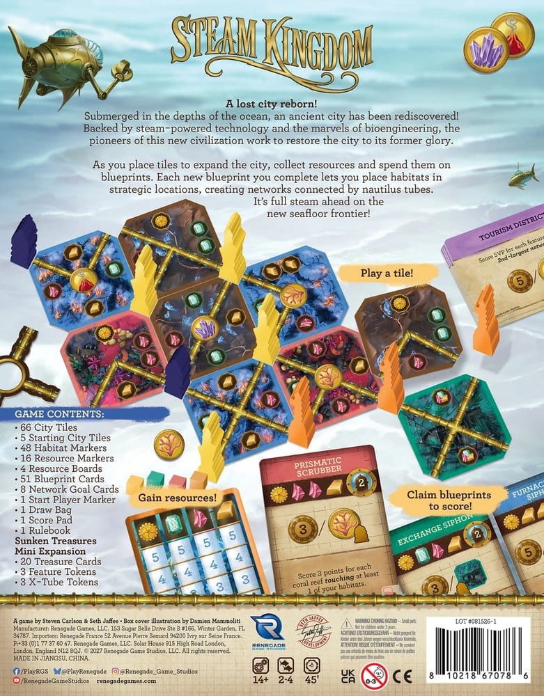 Steam Kingdom Brettspiel *Englische Version* Image 2