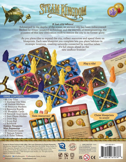Steam Kingdom Brettspiel *Englische Version* Image 2