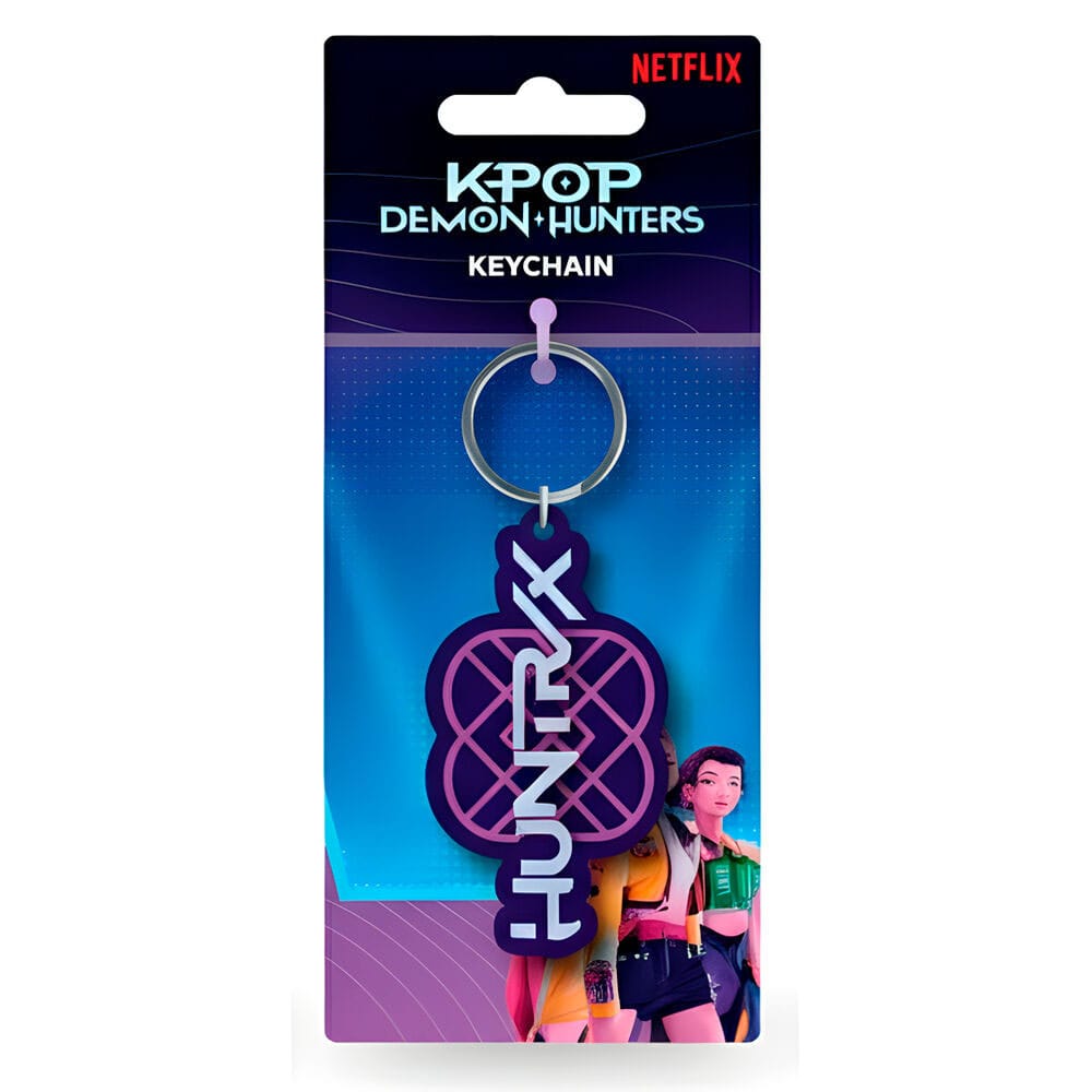 KPop Demon Hunters PVC Schlüsselanhänger Huntrix Logo Image